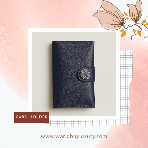 Hermes RMS card holder 午夜藍
