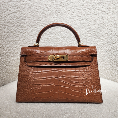 Hermes Mini Kelly MK2 金色金扣 Touch 