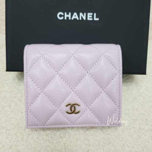 Chanel 粉紫銀包