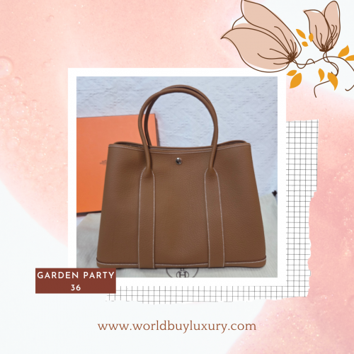 Hermes Garden Party 36 金棕色